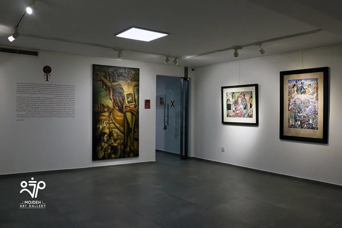 نمایشگاه نقاشی های مهدی سحابی و منوچهر صفرزاده با عنوان زمان بازیافته / Mehdi Sahabi And Manouchehr Safarzadeh Painting Exhibition Titled Time Regained