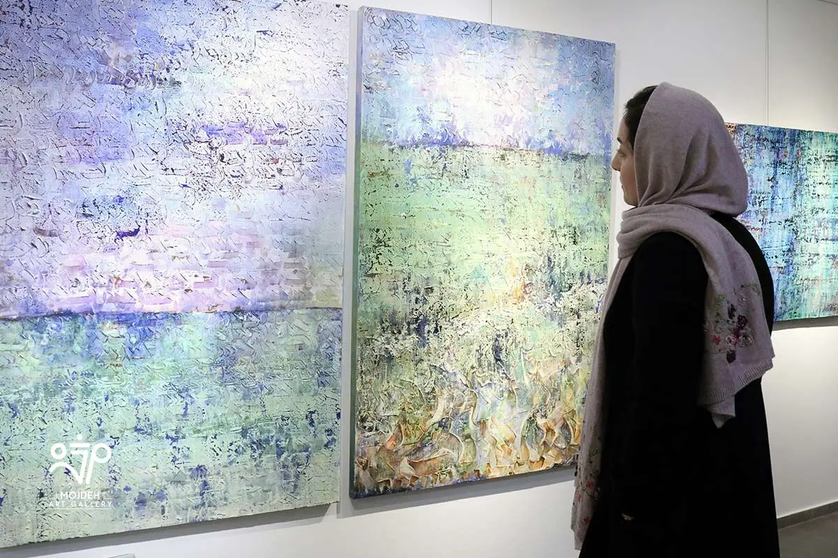 نمایشگاه نقاشی‌های فرناز رضائی «انتزاع مسطور» / 