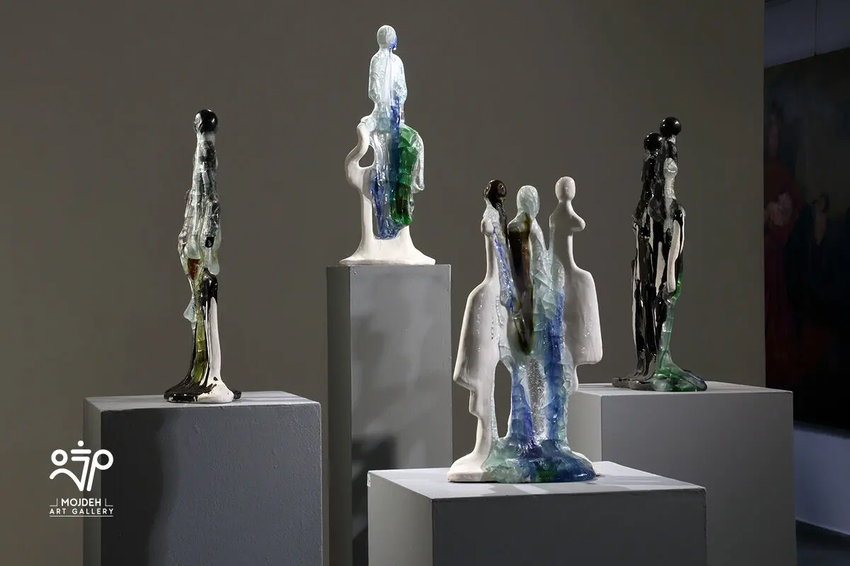 نمایشگاه حجم های فاطمه اسدی زهرایی با عنوان تبلور خاک / Fatemeh Asadi Zahraei’s Sculpture Exhibition Titled Crystallization of The Soil