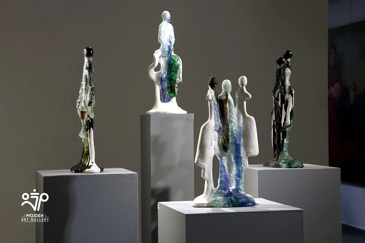 نمایشگاه حجم های فاطمه اسدی زهرایی با عنوان تبلور خاک / Fatemeh Asadi Zahraei’s Sculpture Exhibition Titled Crystallization of The Soil