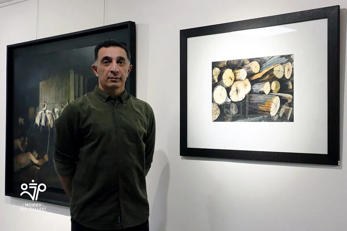 عارف گرانمایه هنرمند نمایشگاه گروهی ازدحام / Aref Geranmayeh