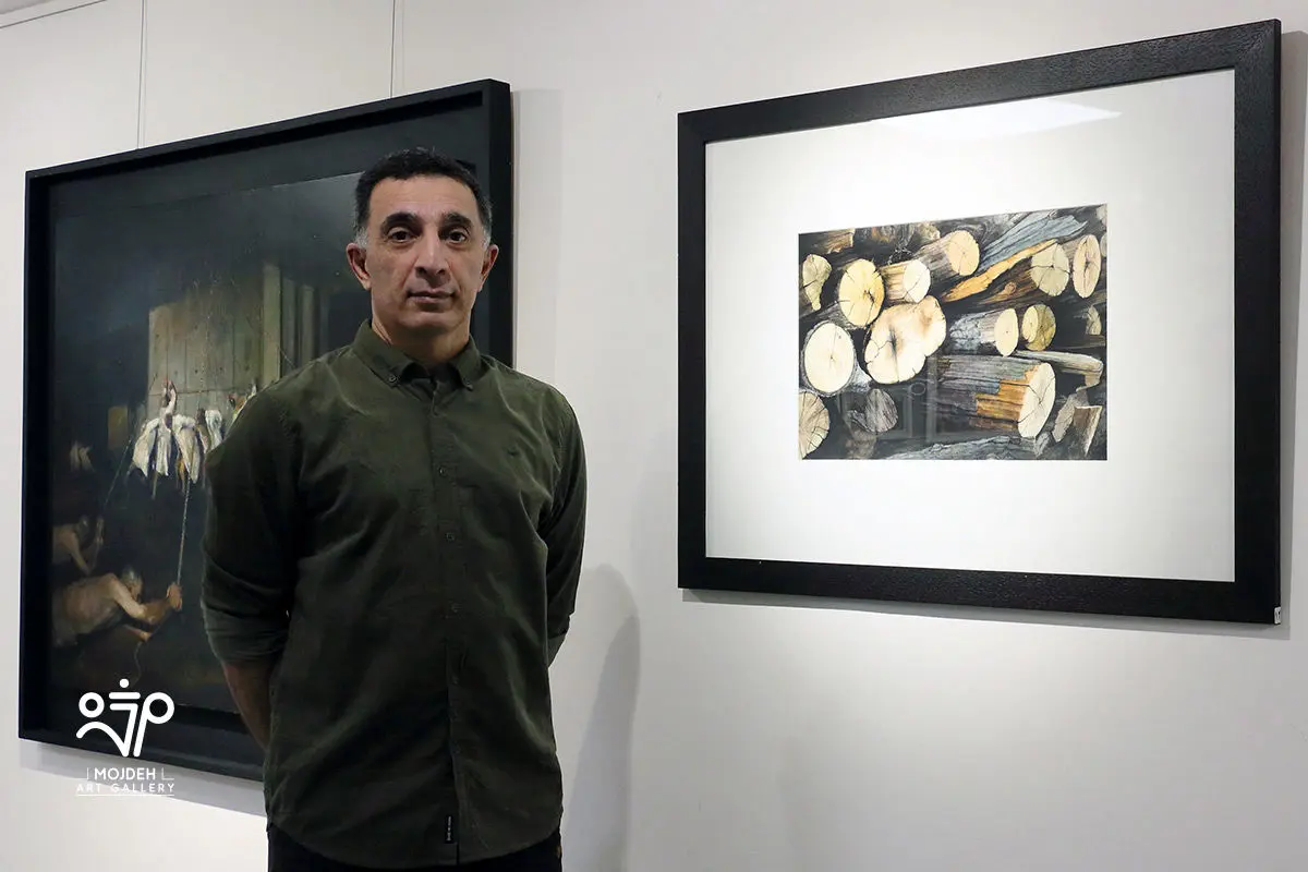 عارف گرانمایه هنرمند نمایشگاه گروهی ازدحام / Aref Geranmayeh