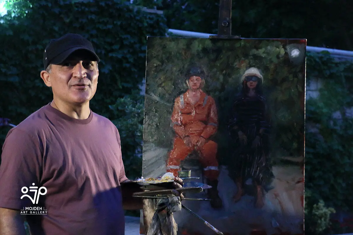 ورکشاپ نقاشی عظیم مرکباتچی / Azim Morakabatchi Painting Workshop