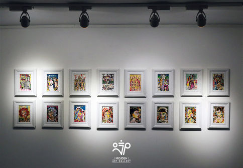 نمایشگاه انفرادی نقاشی‌های کامبیز خدابنده با عنوان «اکنون خیلی دور است»