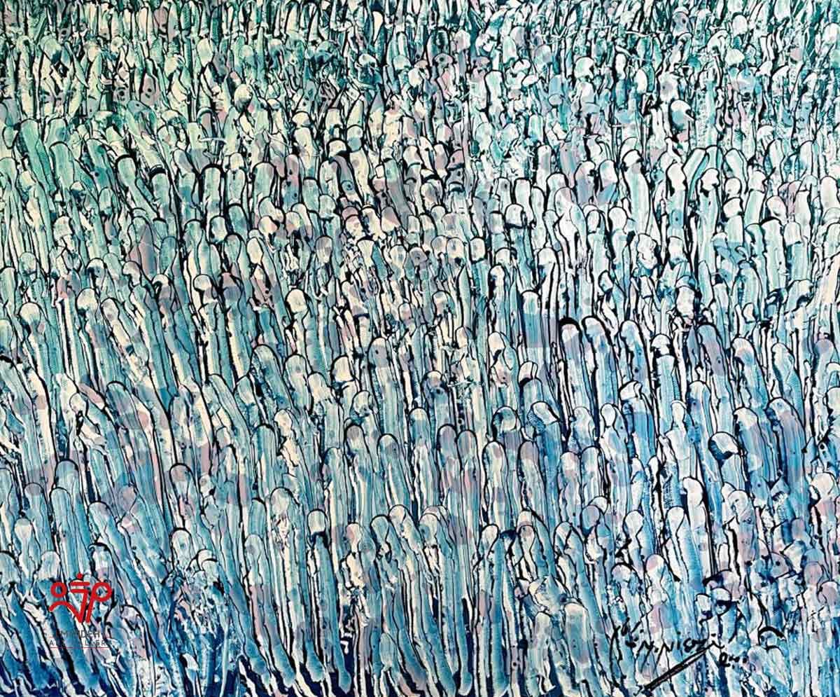Manouchehr Niazi - 50 × 60 cm - Oil on canvas - 2000