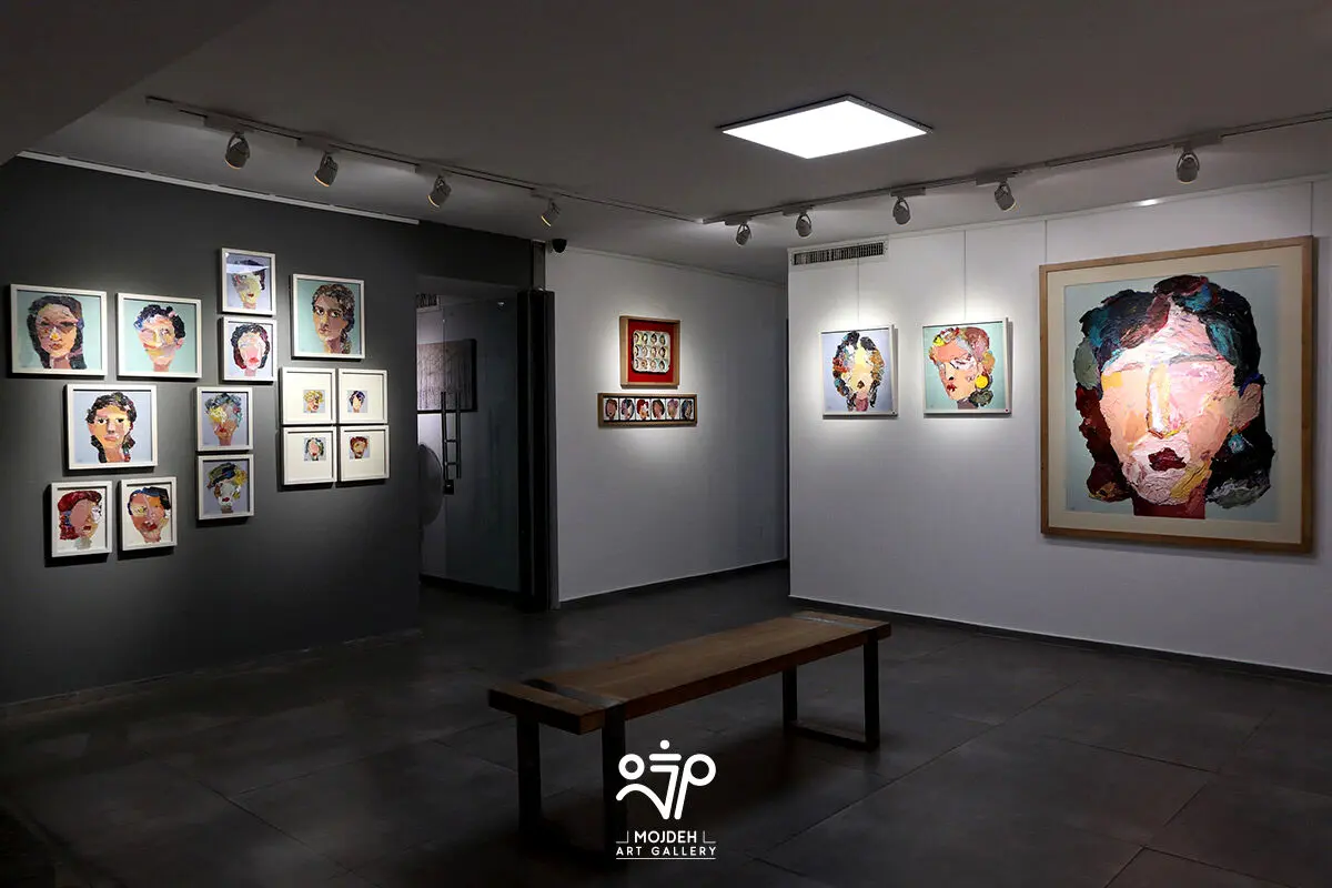 Elham Azimi's Solo Painting Exhibition Titled "Patchwork Identity"