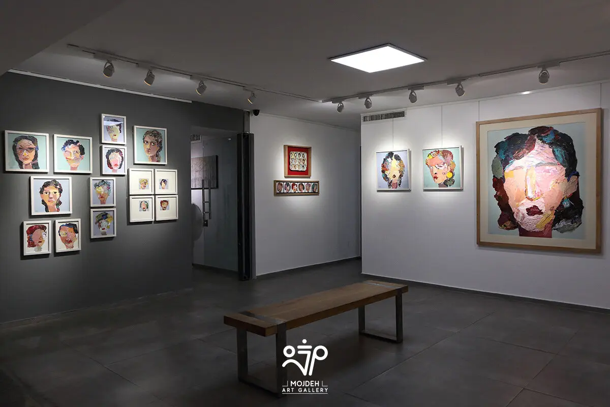 Elham Azimi's Solo Painting Exhibition Titled "Patchwork Identity"