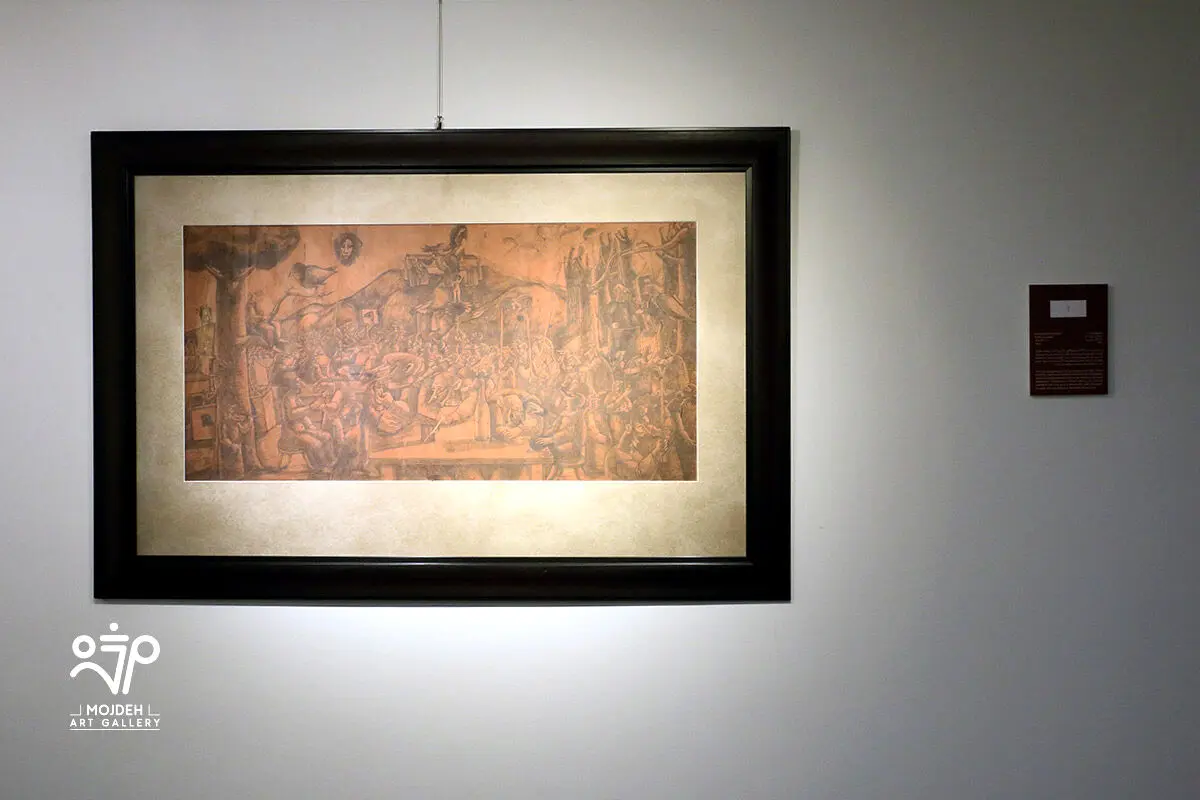 نمایشگاه نقاشی های مهدی سحابی و منوچهر صفرزاده با عنوان زمان بازیافته / Mehdi Sahabi And Manouchehr Safarzadeh Painting Exhibition Titled Time Regained
