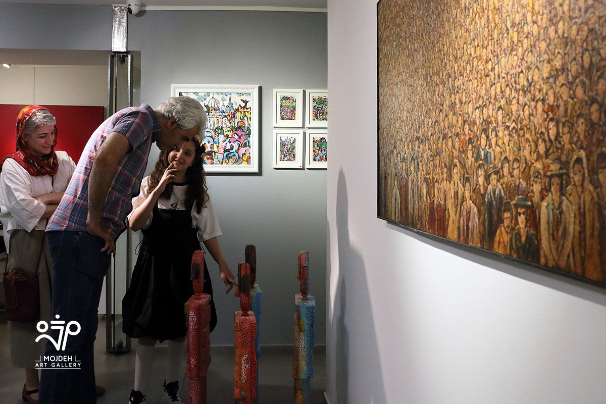 نمایشگاه گروهی با عنوان ازدحام / Group Exhibition Titled Crowding 