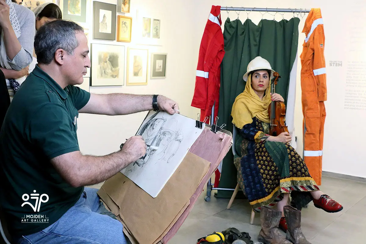 ورکشاپ طراحی عظیم مرکباتچی / Azim Morakabatchi Drawing Workshop