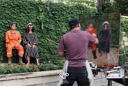 Azim Morakabatchi Painting Workshop