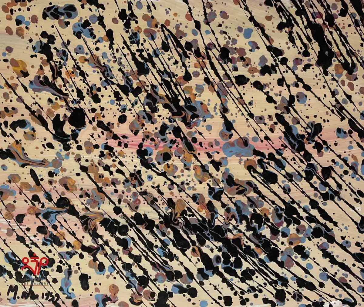 Manouchehr Niazi - 28 × 33 cm - Oil on cardboard - 1959