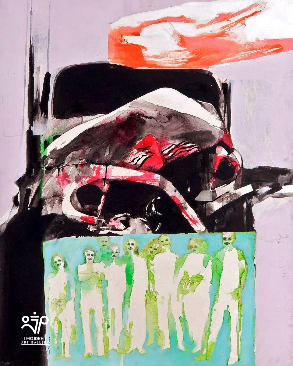 Mehdi Sahabi - 80 × 100 cm- Acrylic on canvas - 1993