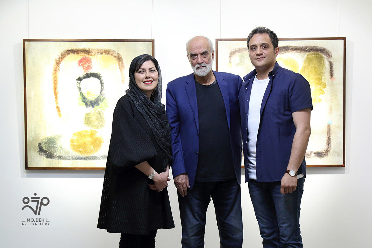 آیدین آغداشلو در نمایشگاه آثار افروز هوشنگ / Afrooz Hooshang’s Artworks Exhibition