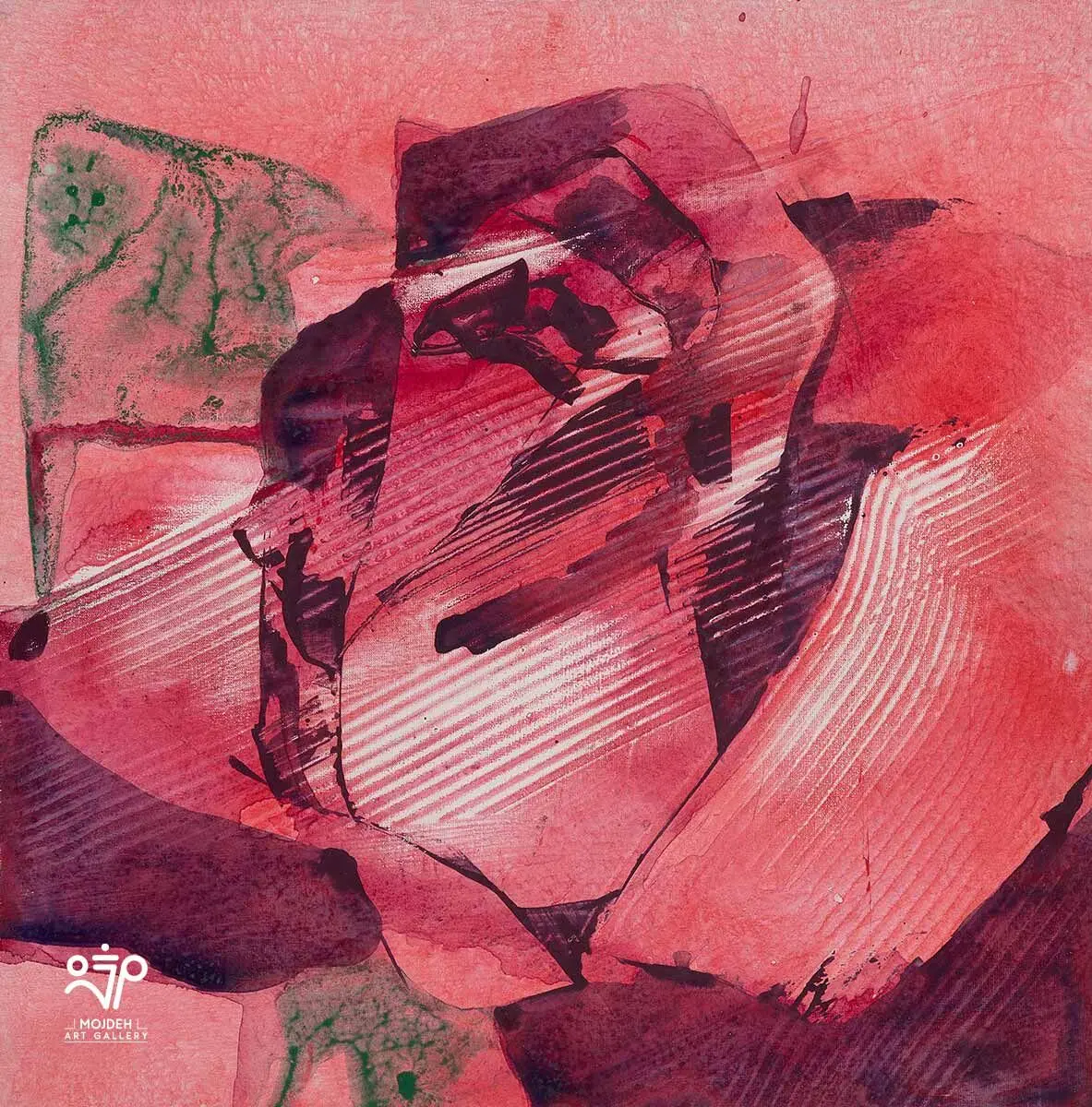 Mehdi Sahabi - 50 × 50 cm - Acrylic on canvas
