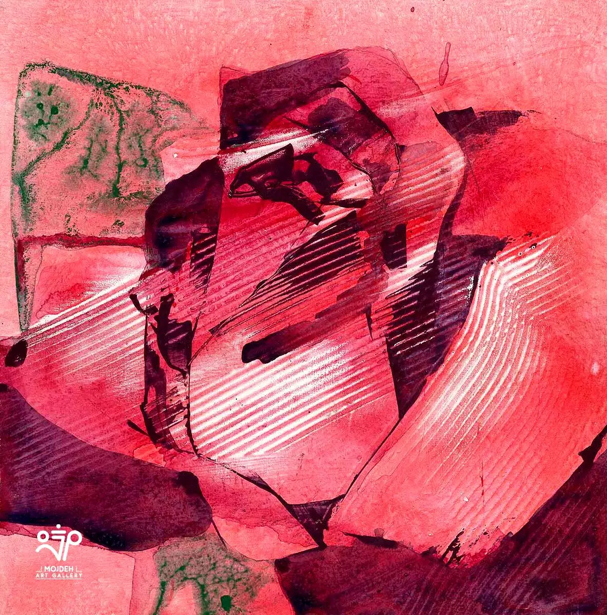 Mehdi Sahabi - 50 × 50 cm - Acrylic on canvas