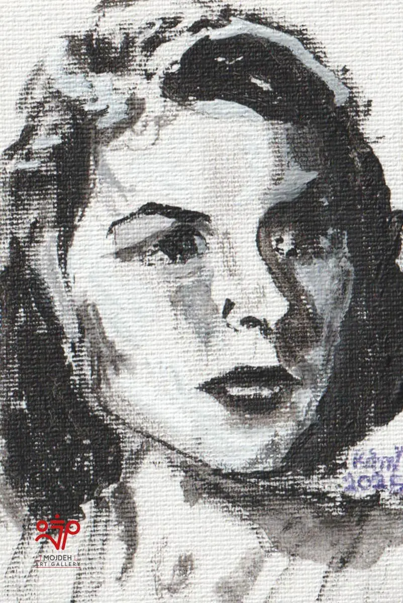 Kambiz Khodabandeh - 8.5 × 5.5 cm - Mixed media on canvas - 2025