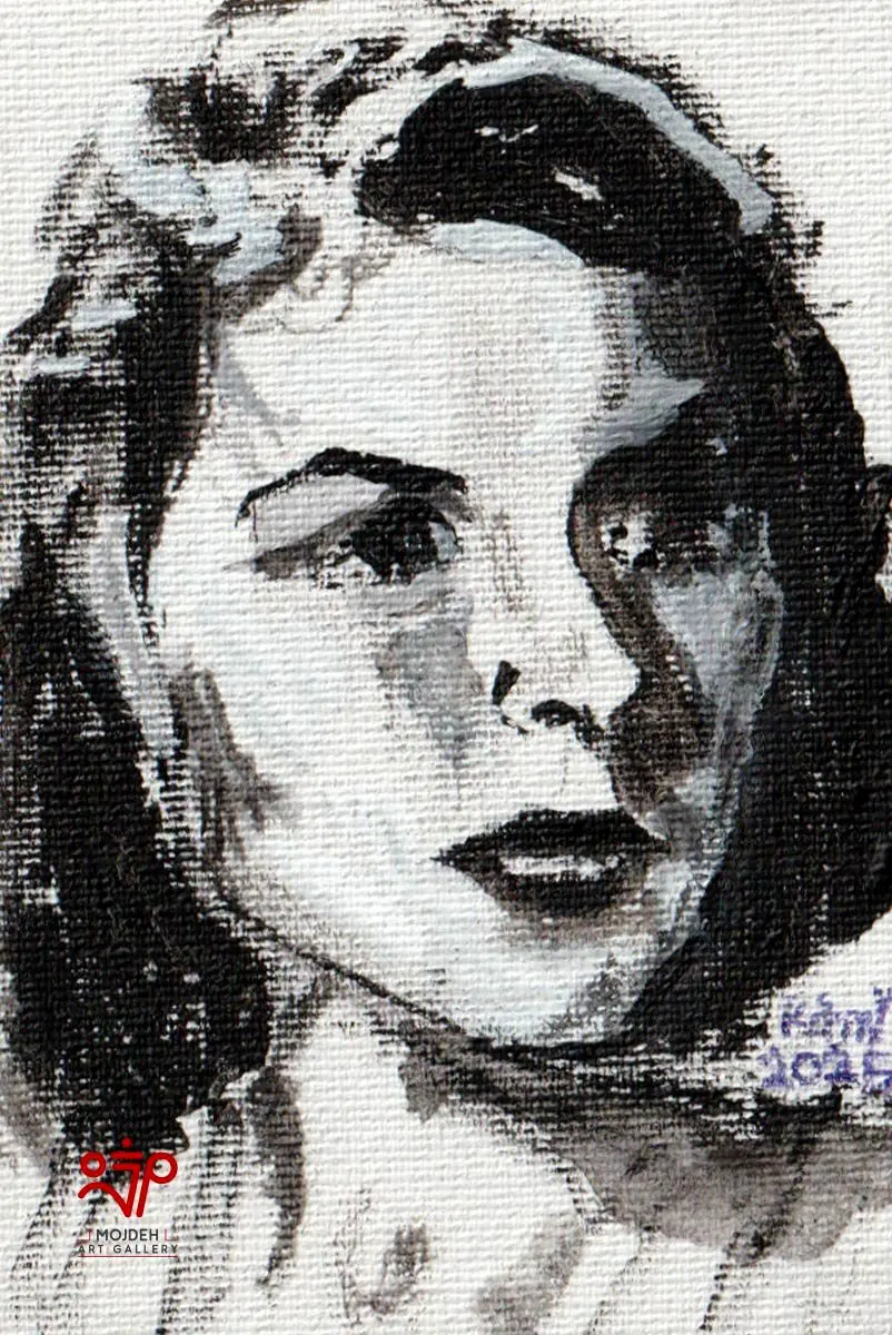 Kambiz Khodabandeh - 8.5 × 5.5 cm - Mixed media on canvas - 2025
