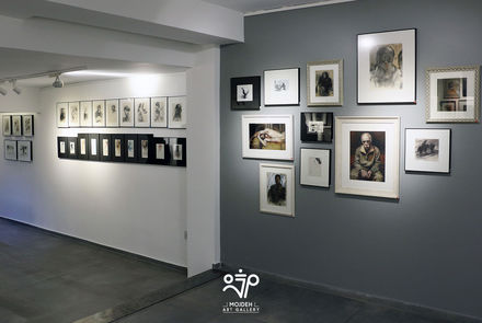 نمایشگاه انفرادی طراحی و نقاشی عظیم مرکباتچی با عنوان «از پی»