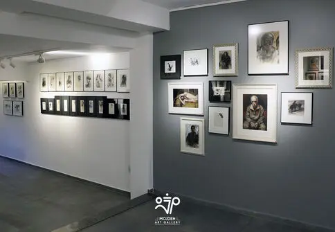 نمایشگاه انفرادی طراحی و نقاشی عظیم مرکباتچی با عنوان «از پی»