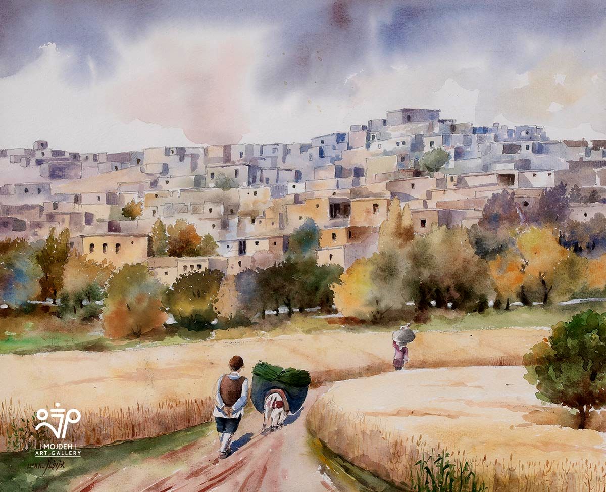 Bahman Rezaei  - 50 × 60 cm - Watercolor on cardboard - 2009