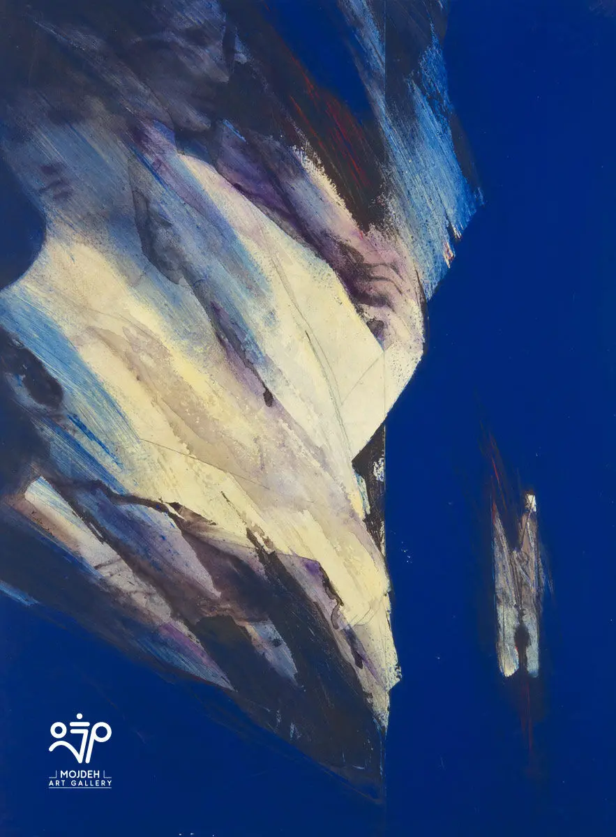 Mehdi Sahabi - 84 × 63 cm - Acrylic on canvas - 1991