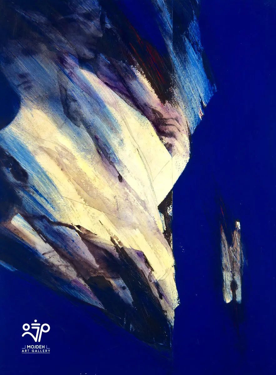 Mehdi Sahabi - 84 × 63 cm - Acrylic on canvas - 1991