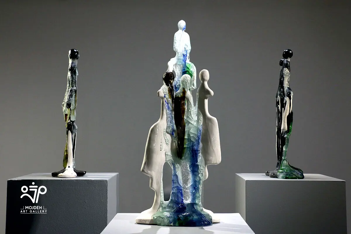 نمایشگاه حجم های فاطمه اسدی زهرایی با عنوان تبلور خاک / Fatemeh Asadi Zahraei’s Sculpture Exhibition Titled Crystallization of The Soil