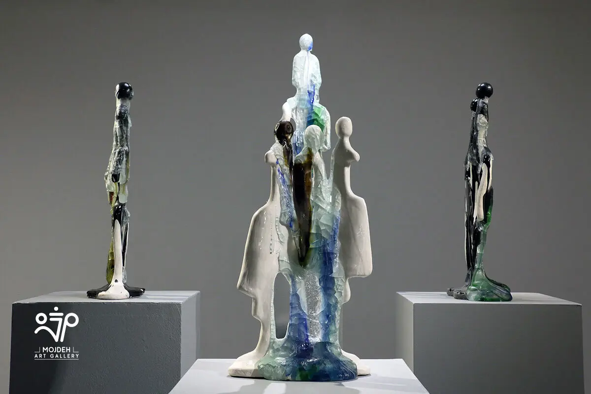 نمایشگاه حجم های فاطمه اسدی زهرایی با عنوان تبلور خاک / Fatemeh Asadi Zahraei’s Sculpture Exhibition Titled Crystallization of The Soil
