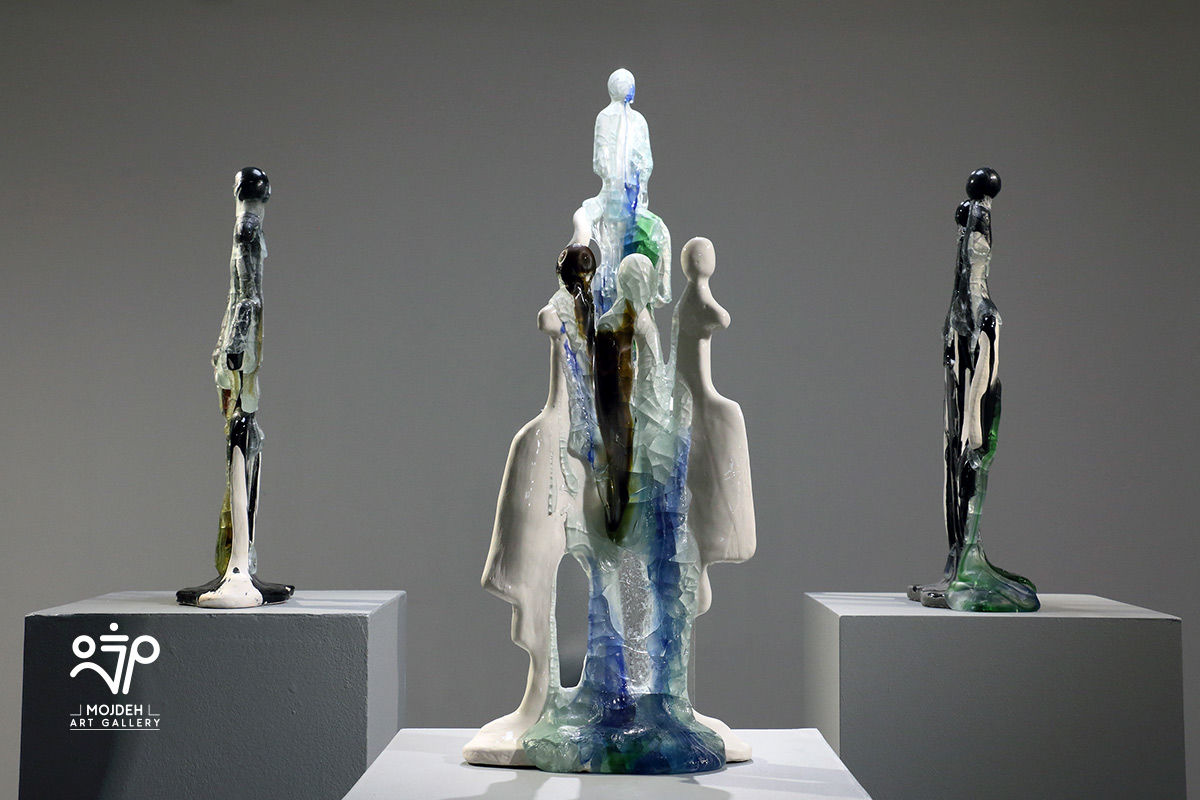 نمایشگاه حجم های فاطمه اسدی زهرایی با عنوان تبلور خاک / Fatemeh Asadi Zahraei’s Sculpture Exhibition Titled Crystallization of The Soil