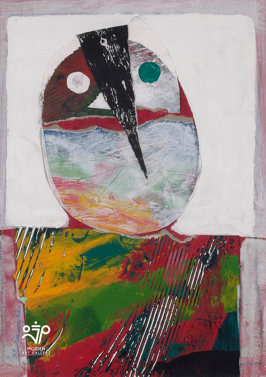 Mehdi Sahabi - 77 × 36 × 22 cm - Mixed Media and wood - 2001 - Private Collection