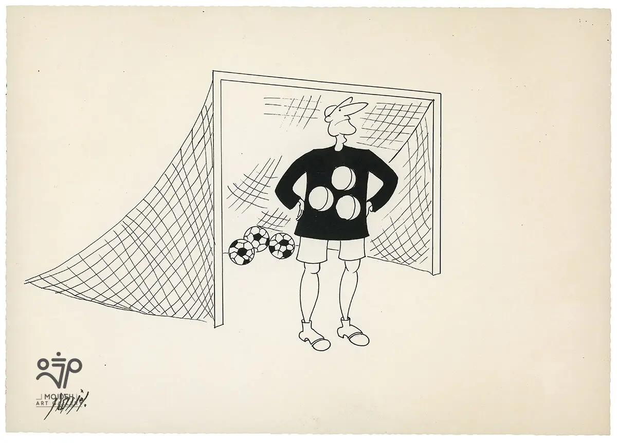 Bahman Rezaei  - 16 × 25.5 cm - Ink on paper