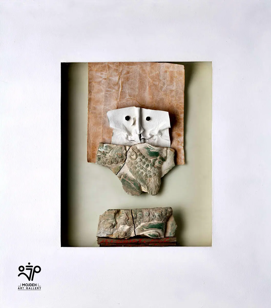 Mehdi Sahabi - 95 × 85 cm - Mixed Media - 2003