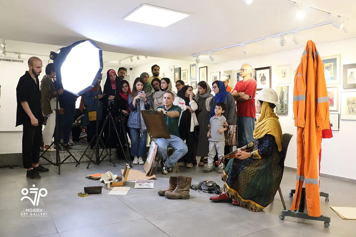 ورکشاپ طراحی عظیم مرکباتچی / Azim Morakabatchi Drawing Workshop
