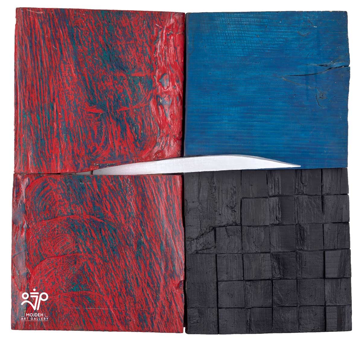 Mehdi Sahabi - 66 × 69 cm- Mixed Media on wood