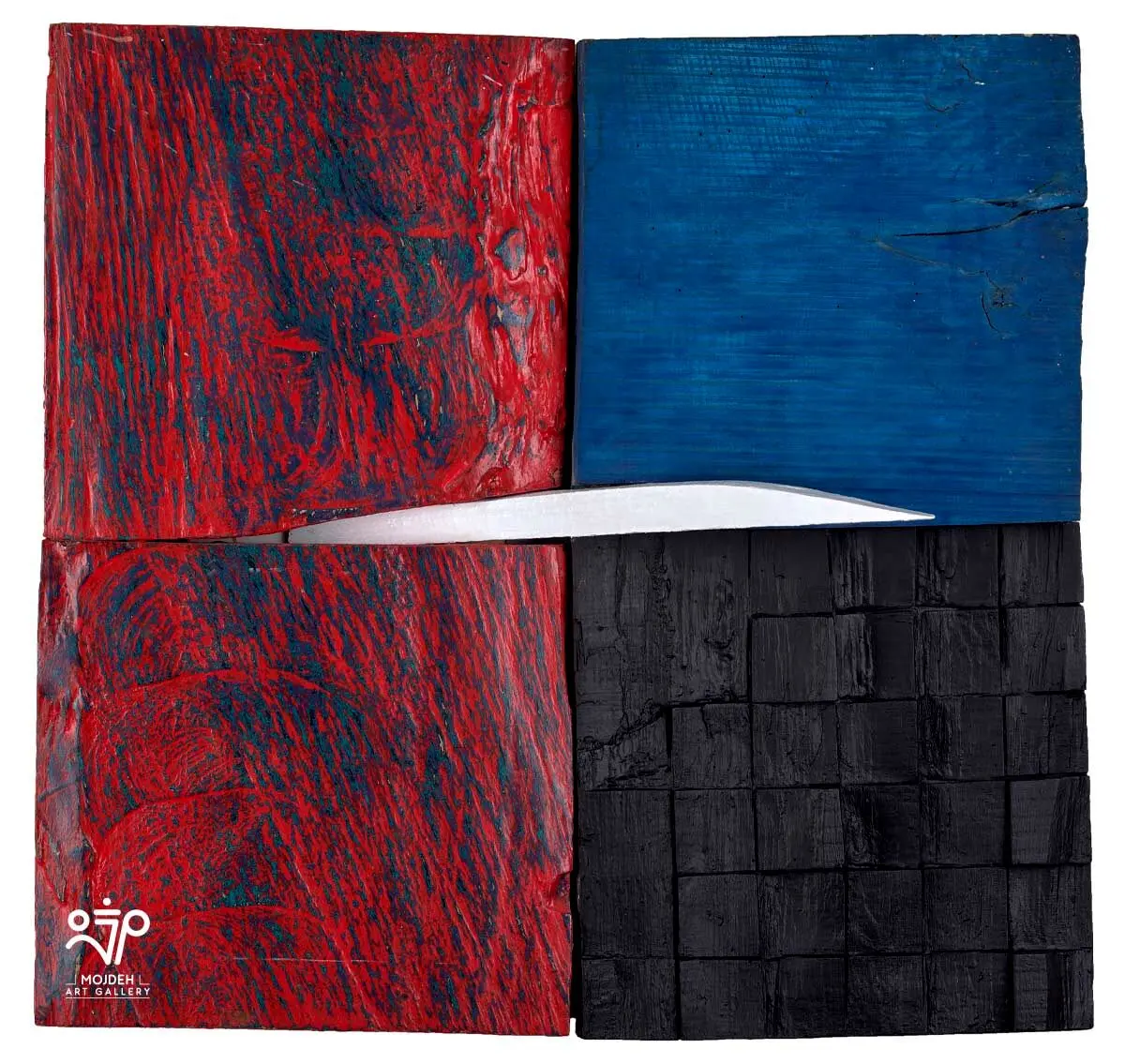 Mehdi Sahabi - 66 × 69 cm- Mixed Media on wood
