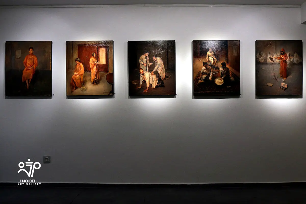 نمایشگاه انفرادی نقاشی‌های عظیم مرکباتچی / An Exhibition by Azim Morakabatchi