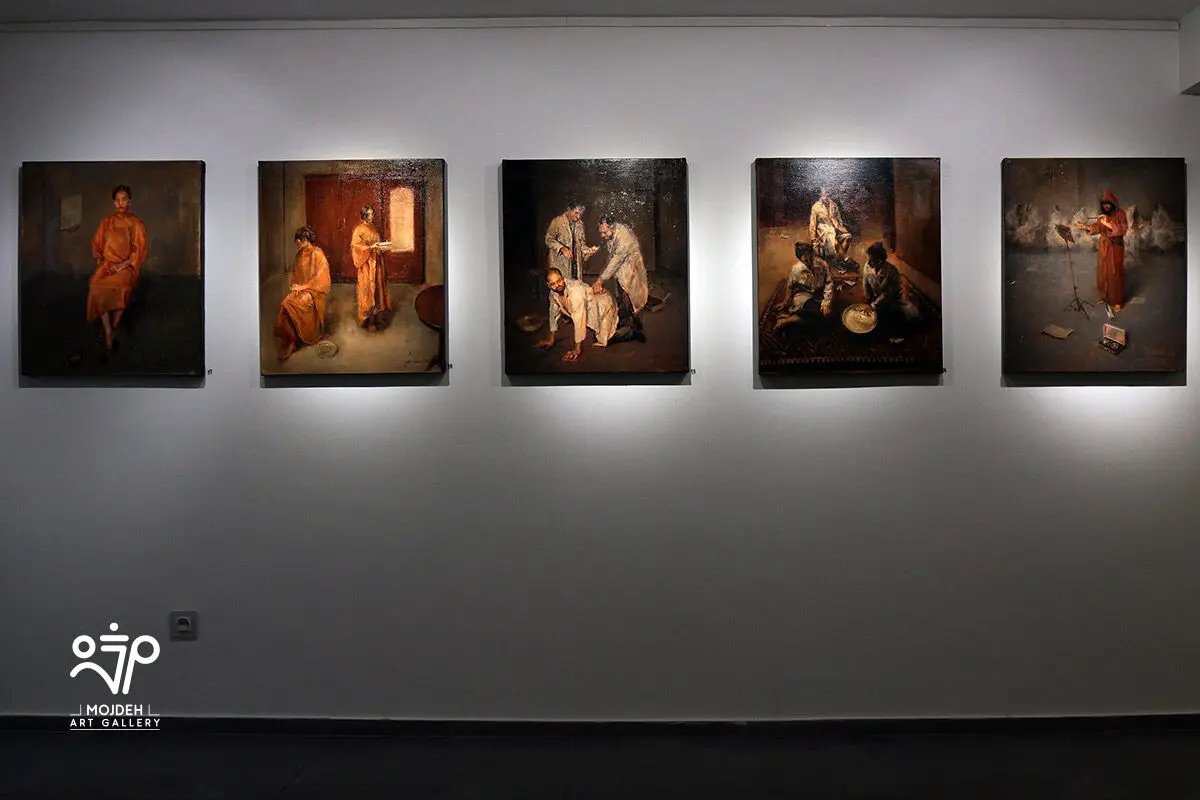 نمایشگاه انفرادی نقاشی‌های عظیم مرکباتچی / An Exhibition by Azim Morakabatchi