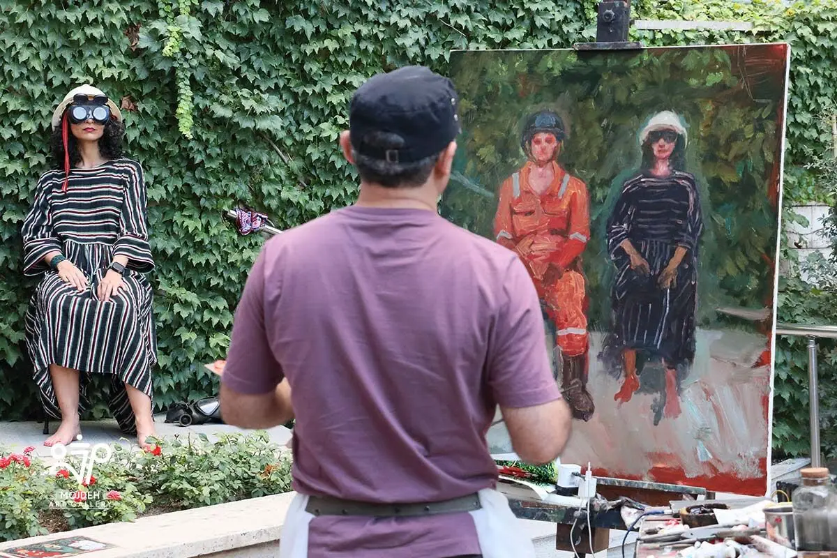 ورکشاپ نقاشی عظیم مرکباتچی / Azim Morakabatchi Painting Workshop