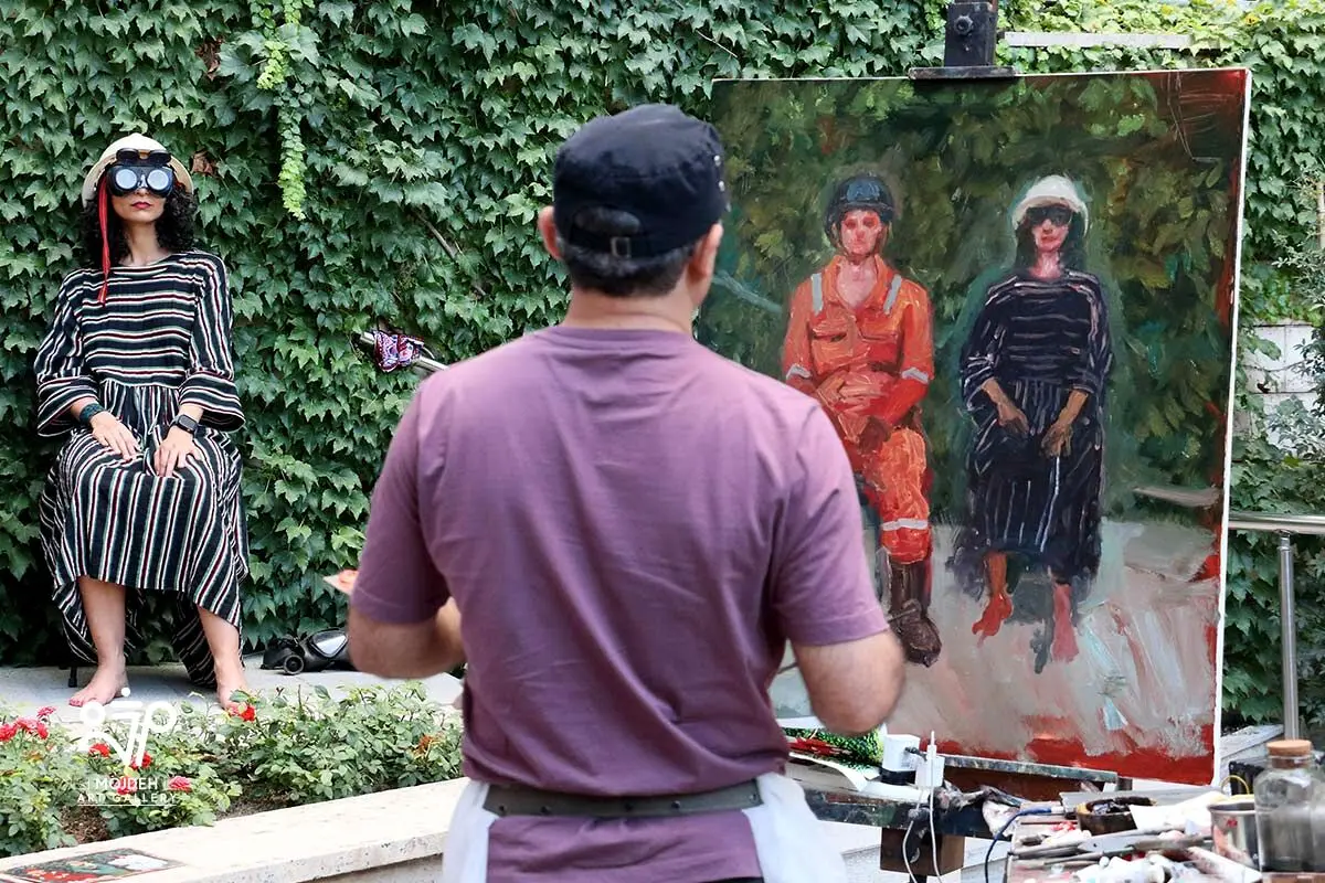 ورکشاپ نقاشی عظیم مرکباتچی / Azim Morakabatchi Painting Workshop