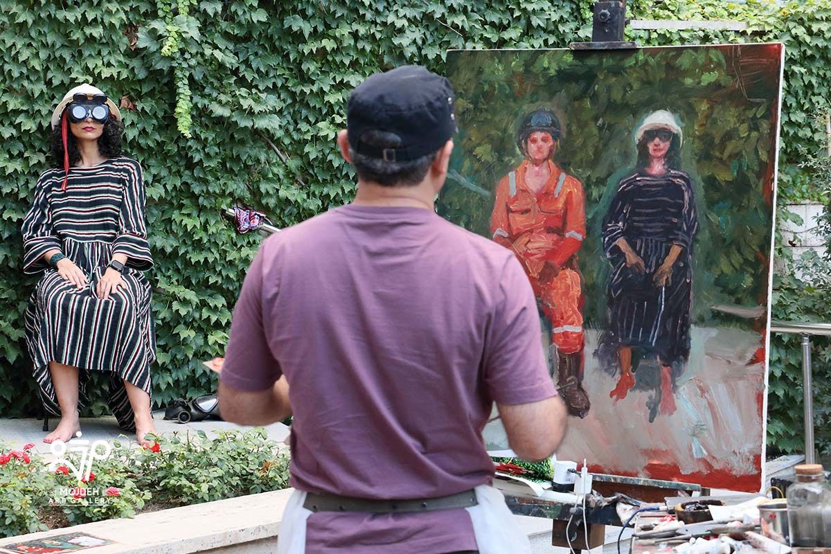 ورکشاپ نقاشی عظیم مرکباتچی / Azim Morakabatchi Painting Workshop