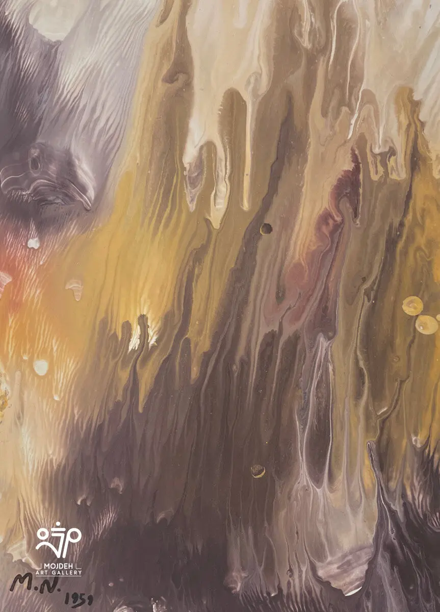 Manouchehr Niazi - 37 × 26.5 cm - Oil on cardboard - 1959 