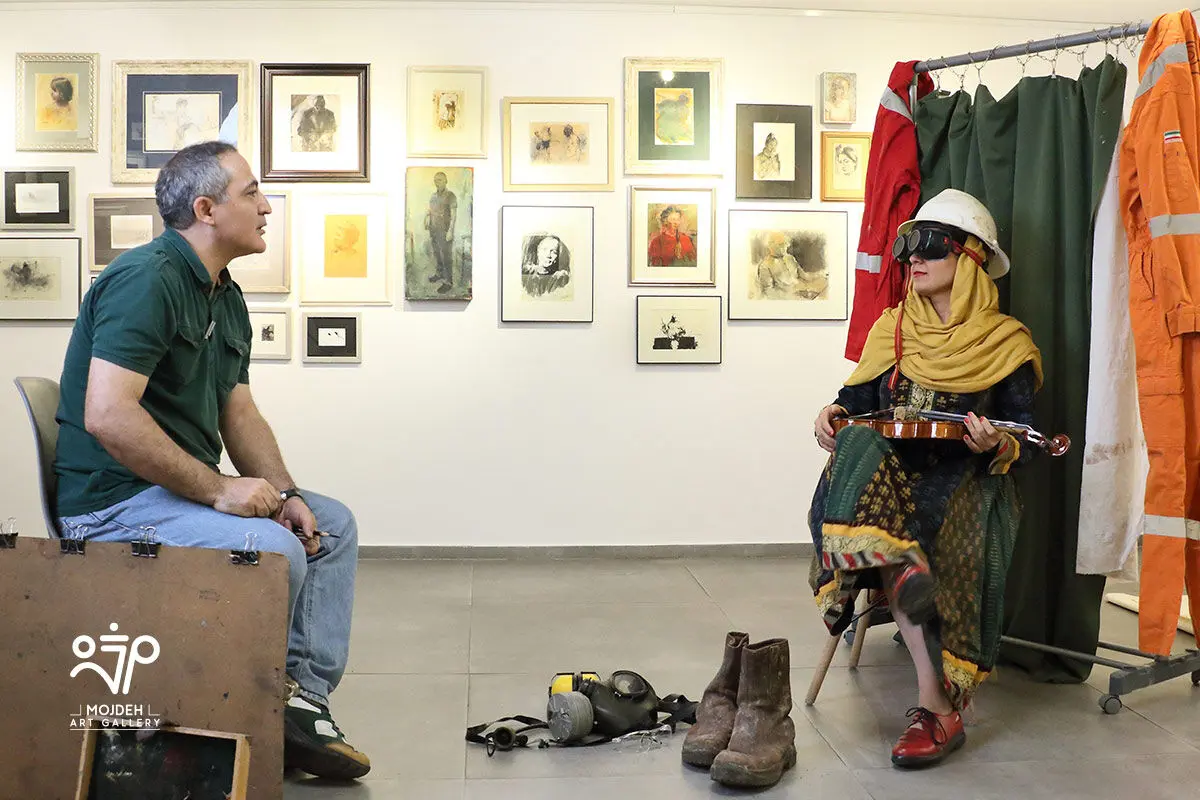 ورکشاپ طراحی عظیم مرکباتچی / Azim Morakabatchi Drawing Workshop