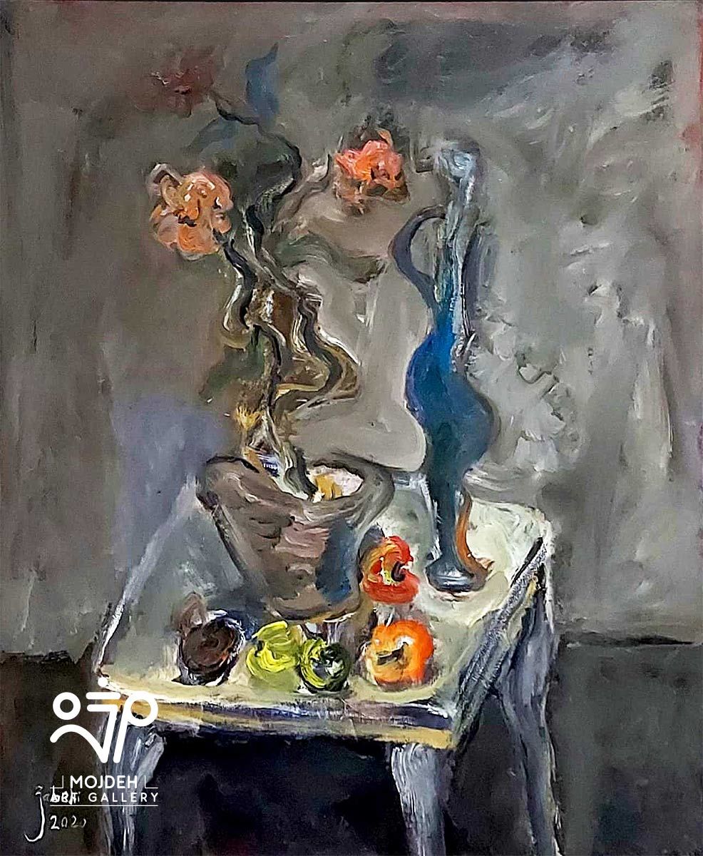 Hosseinali Zabehi - 60 × 50 cm - Oil on canvas - 2020