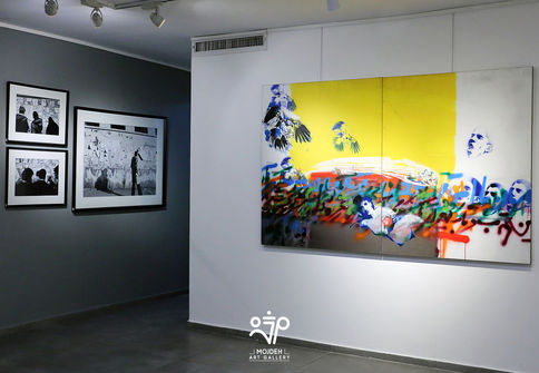 نمایشگاه انفرادی عکس ها و نقاشی های مهدی سحابی با عنوان «کنایه‌های دیواری»