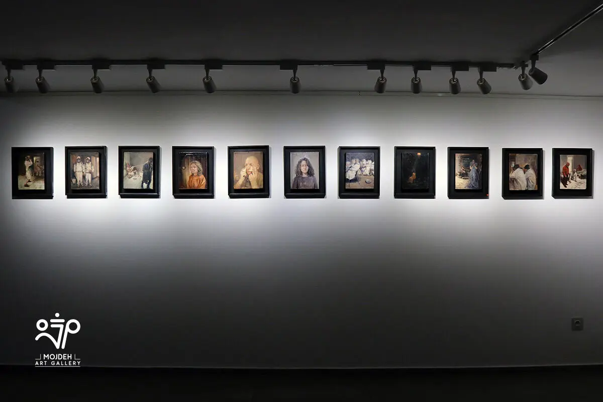 نمایشگاه انفرادی نقاشی‌های عظیم مرکباتچی / An Exhibition by Azim Morakabatchi