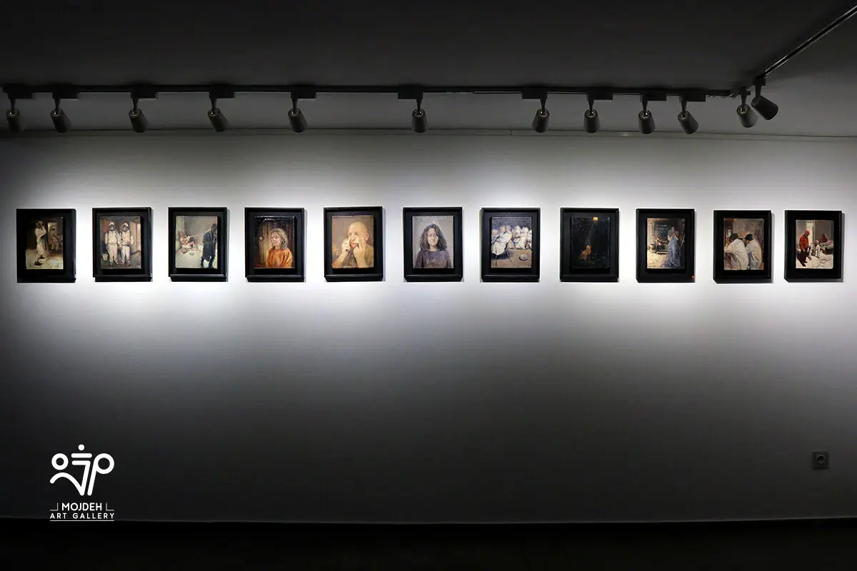 نمایشگاه انفرادی نقاشی‌های عظیم مرکباتچی / An Exhibition by Azim Morakabatchi
