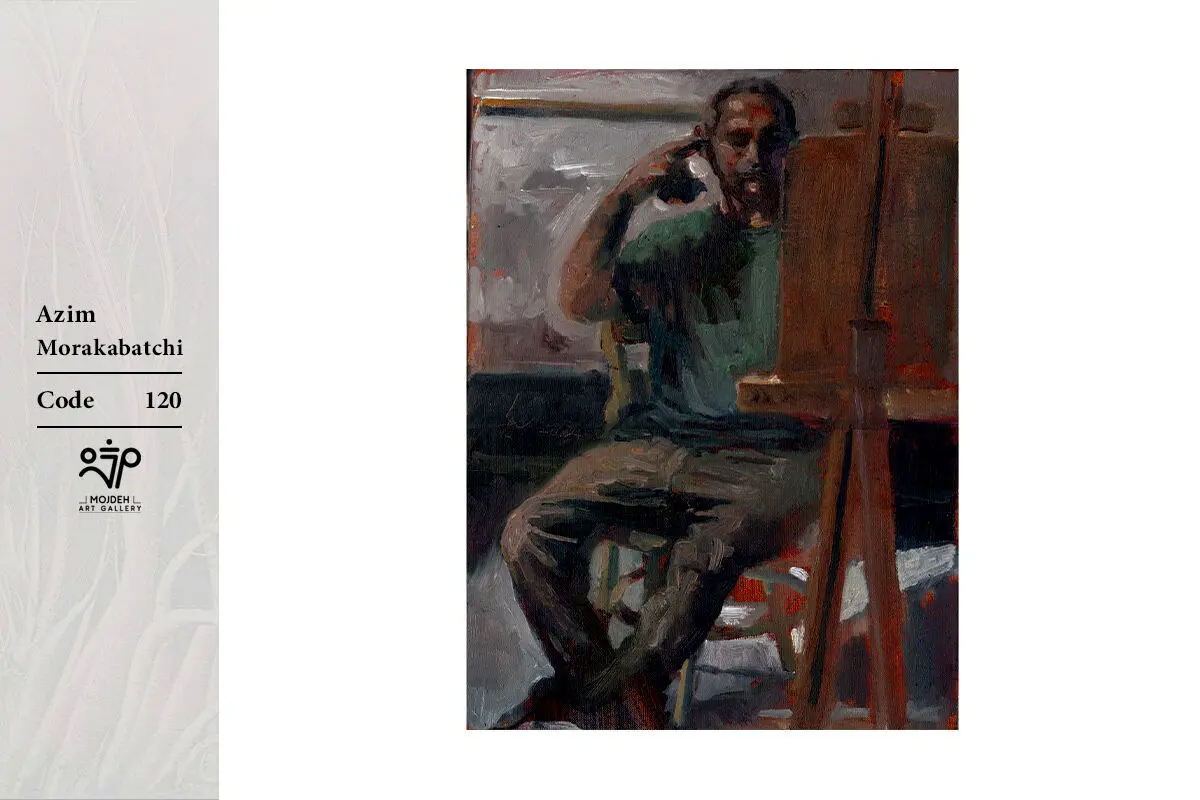 Azim Morakabatchi - 39×29 cm  -  Oil on canvas - 2024