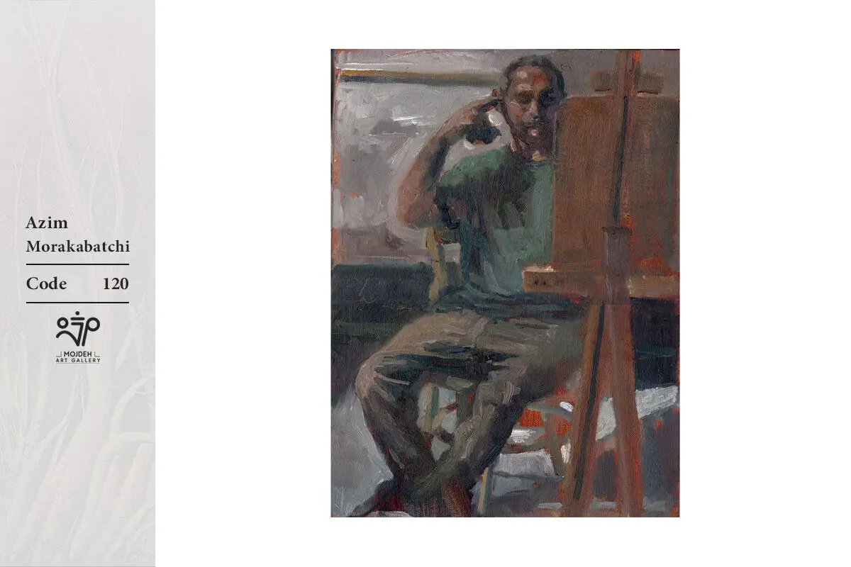 Azim Morakabatchi - 39×29 cm  -  Oil on canvas - 2024