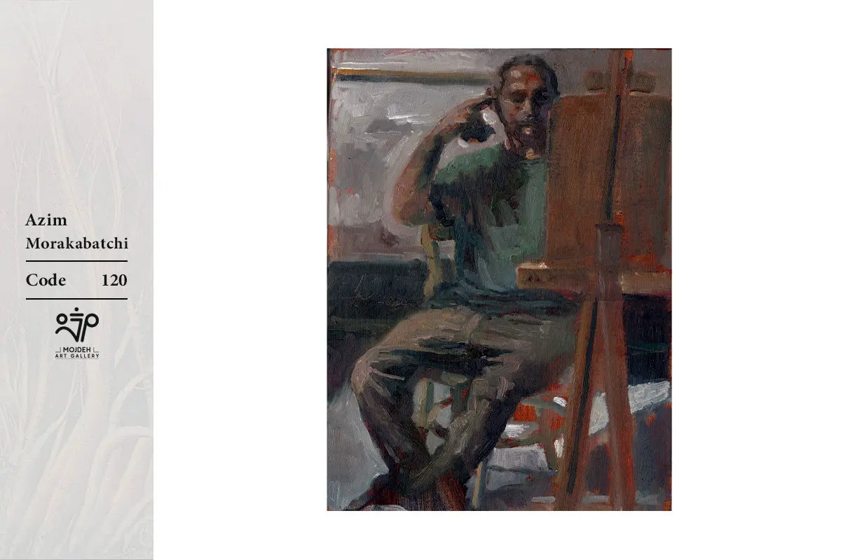 Azim Morakabatchi - 39×29 cm  -  Oil on canvas - 2024